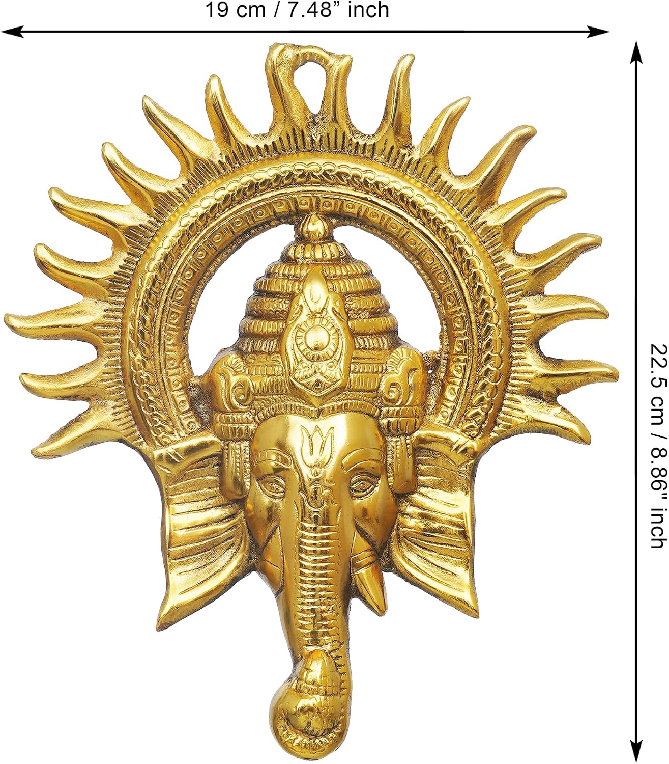 Brass Ganesha Sun Aura