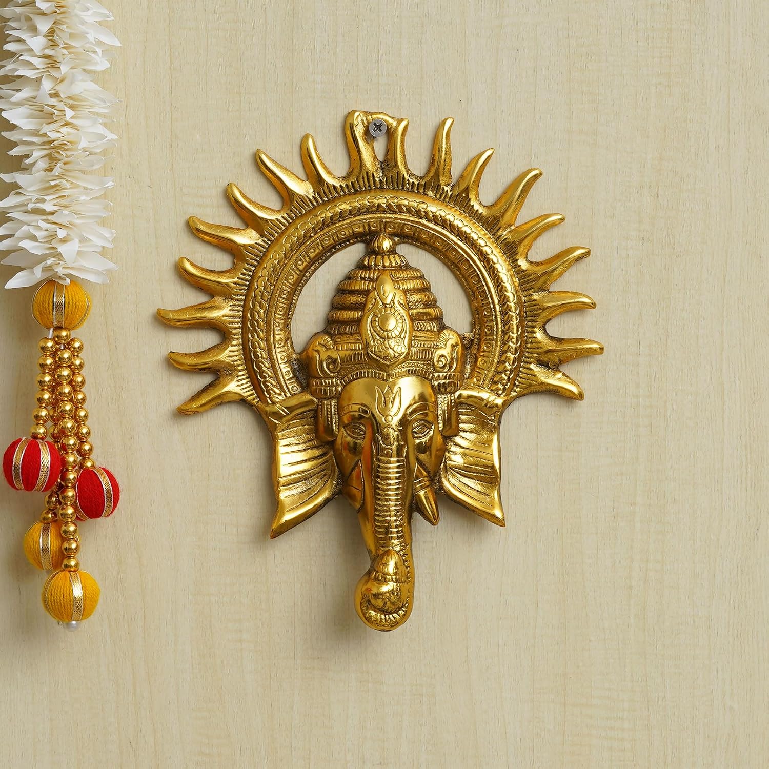 Brass Ganesha Sun Aura