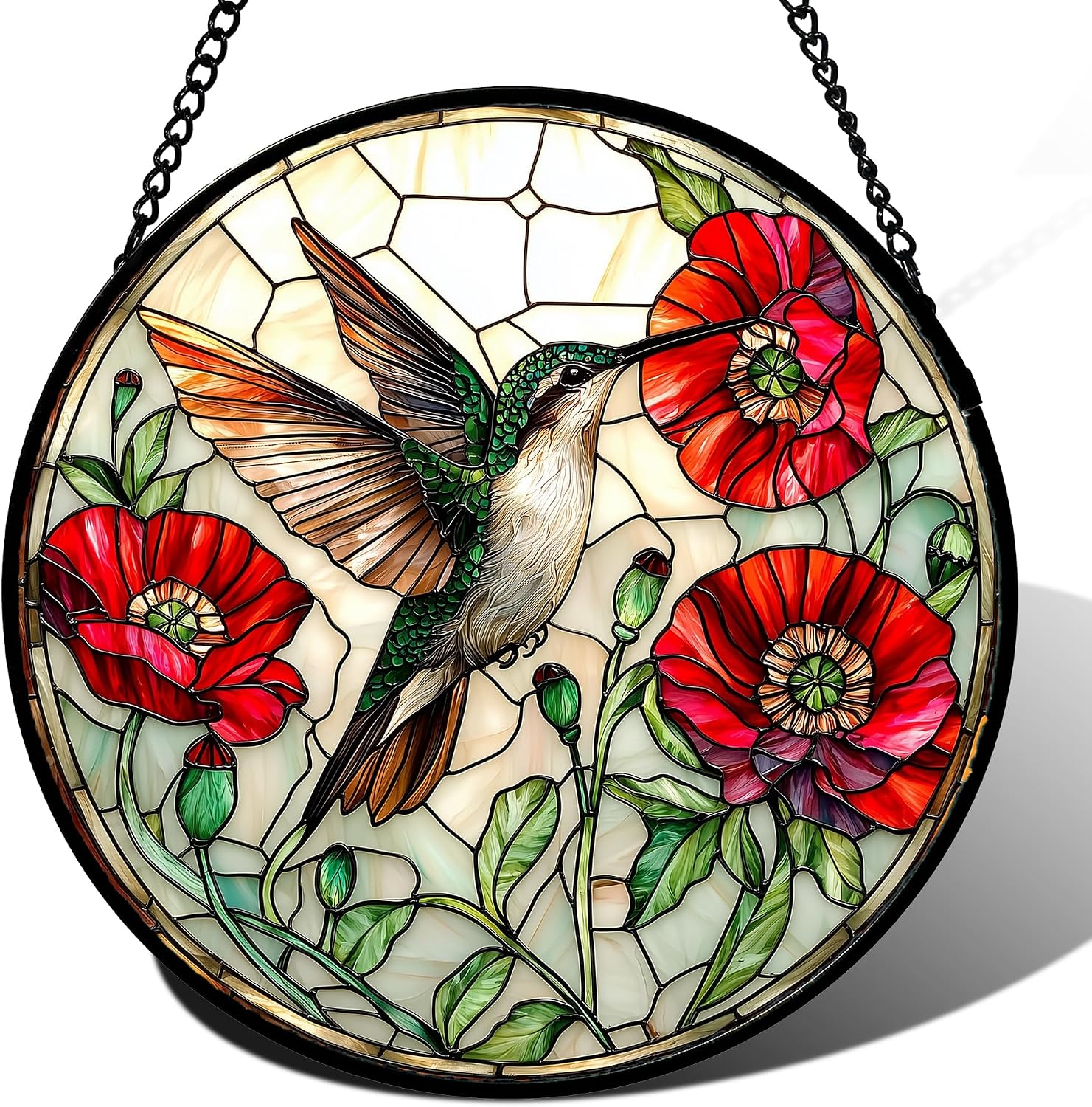 Sunset Forest Stained Glass
