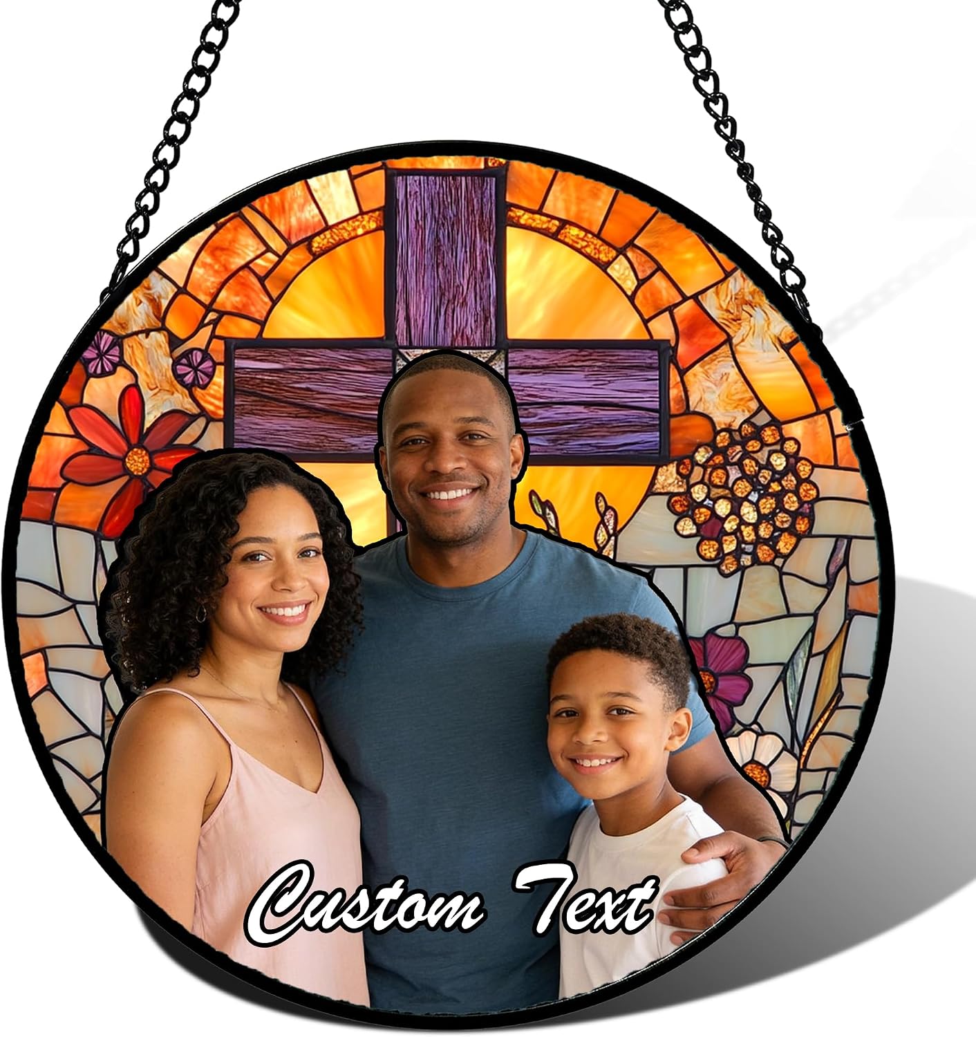 Sunset Forest Stained Glass