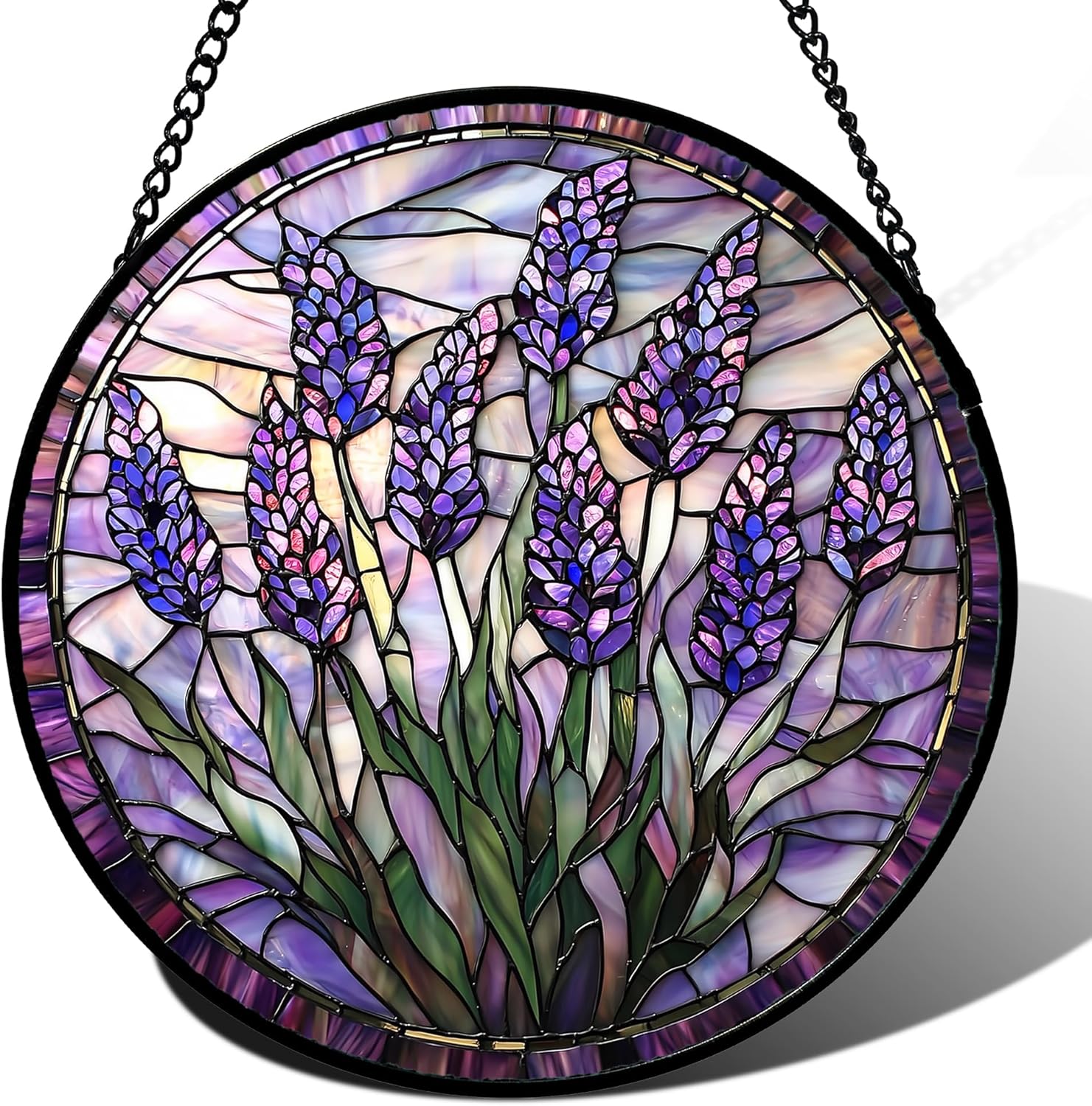 Sunset Forest Stained Glass