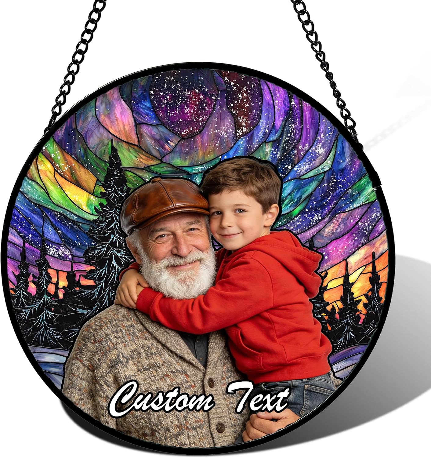 Sunset Forest Stained Glass