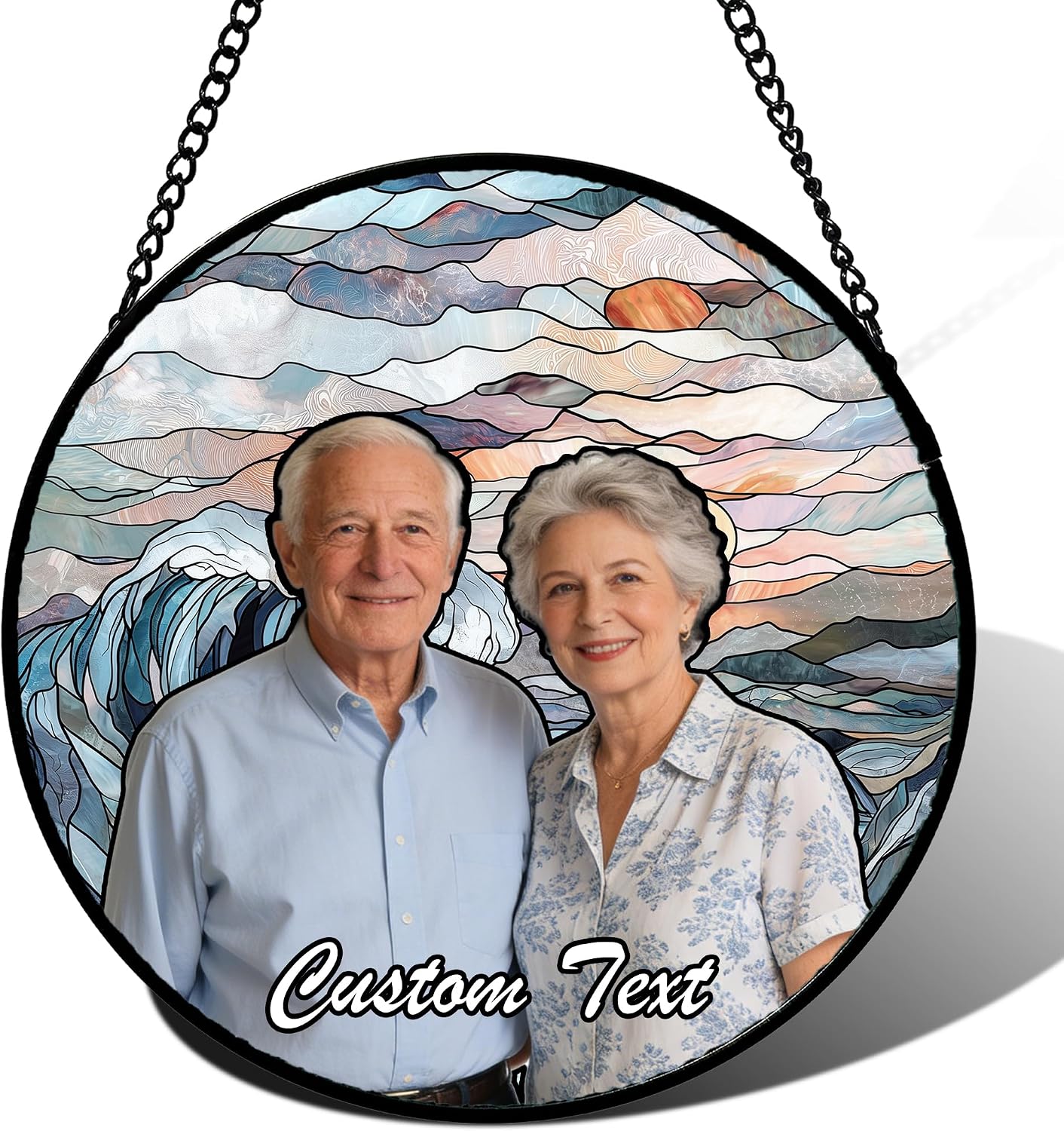 Sunset Forest Stained Glass