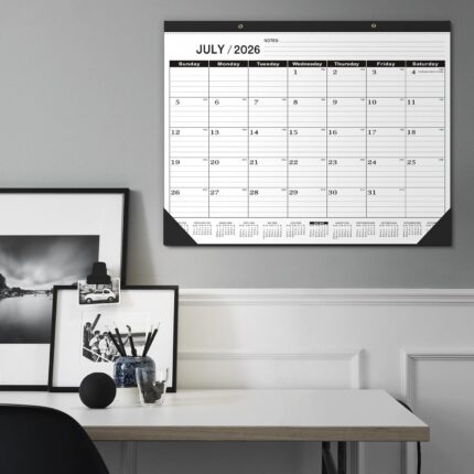 Extra Large Desk Calendar 2026-2027