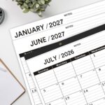 Extra Large Desk Calendar 2026-2027