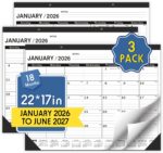 Extra Large Desk Calendar 2026-2027