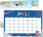 Seasonal Theme Desk Calendar 2026-2027