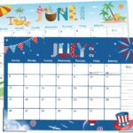 Seasonal Theme Desk Calendar 2026-2027