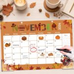 Seasonal Theme Desk Calendar 2026-2027