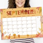 Seasonal Theme Desk Calendar 2026-2027