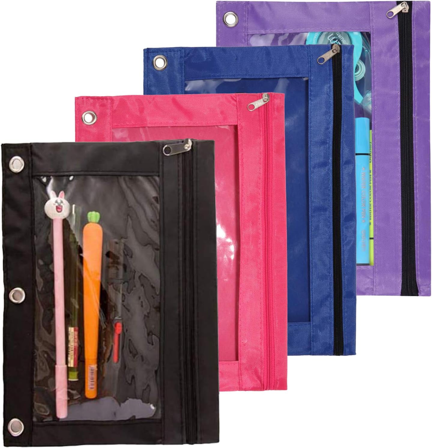 Clear View Zipper Pencil Pouch