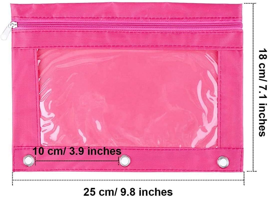 Clear View Zipper Pencil Pouch