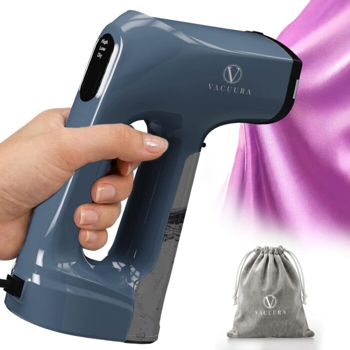 Suction Steam Iron & Garment Steamer, 1200W, Blue
