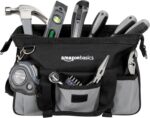 65-piece home repair tool kit with carry bag