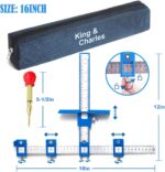 Cabinet hardware jig kit with auto punch
