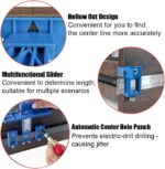 Cabinet hardware jig kit with auto punch
