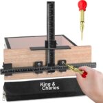 Cabinet hardware jig kit with auto punch
