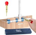 Cabinet hardware jig kit with auto punch
