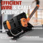 Magnetic wire puller kit with hard case