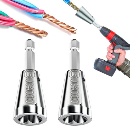 Automatic wire twister tool for drill