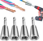 Automatic wire twister tool for drill