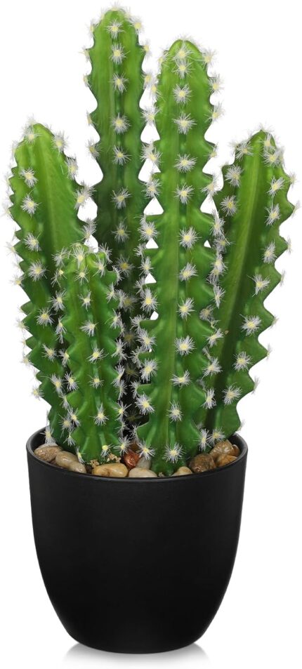 Lifelike Faux Cactus Plant