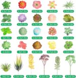 Vibrant Artificial Succulent Picks - Hình 4