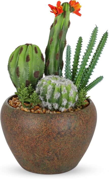Faux Cactus & Succulent Arrangement