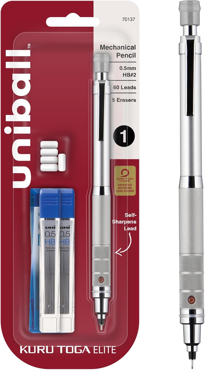Elite Mechanical Pencil 0.5mm HB #2 - Self-Sharpening