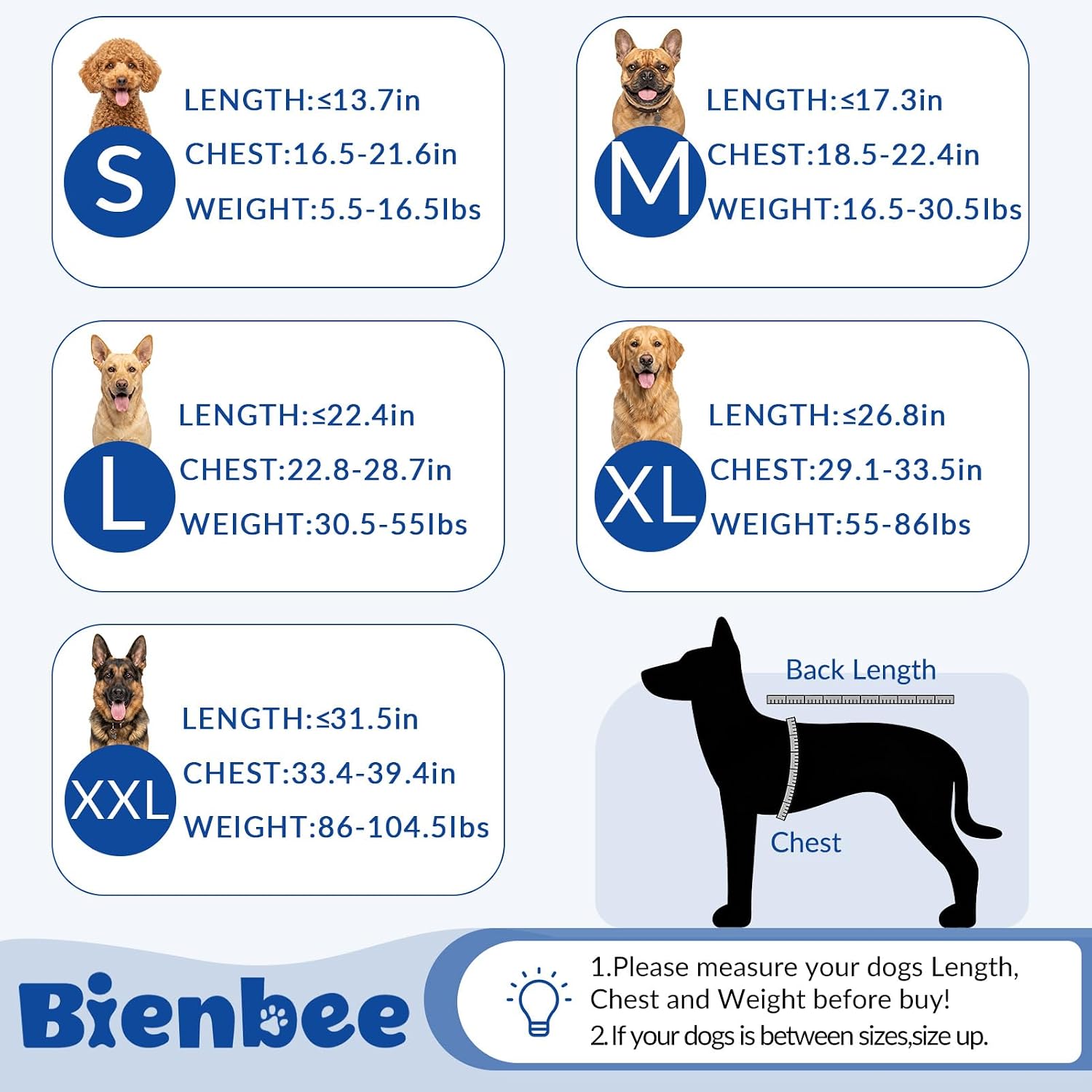 Dog Bathrobe, Super Absorbent for Small to Large Dogs, Dark Blue XL | Dog Robes with Soft Fleece, Warm & Cozy, Adjustable Fit