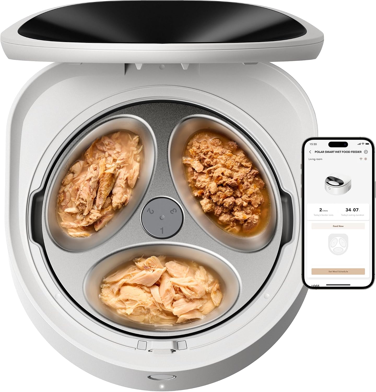 PETLIBRO Automatic Wet Food Cat Feeder 2026 New Version with Semiconductor Cooling, Refrigerated 3 Fresh Meals in 3 Days, App