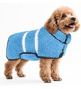 Bienbee Dog Bathrobe, Quick Drying Super Absorbent Dog Robes for After Bath, Warm Keeping Dogs To...