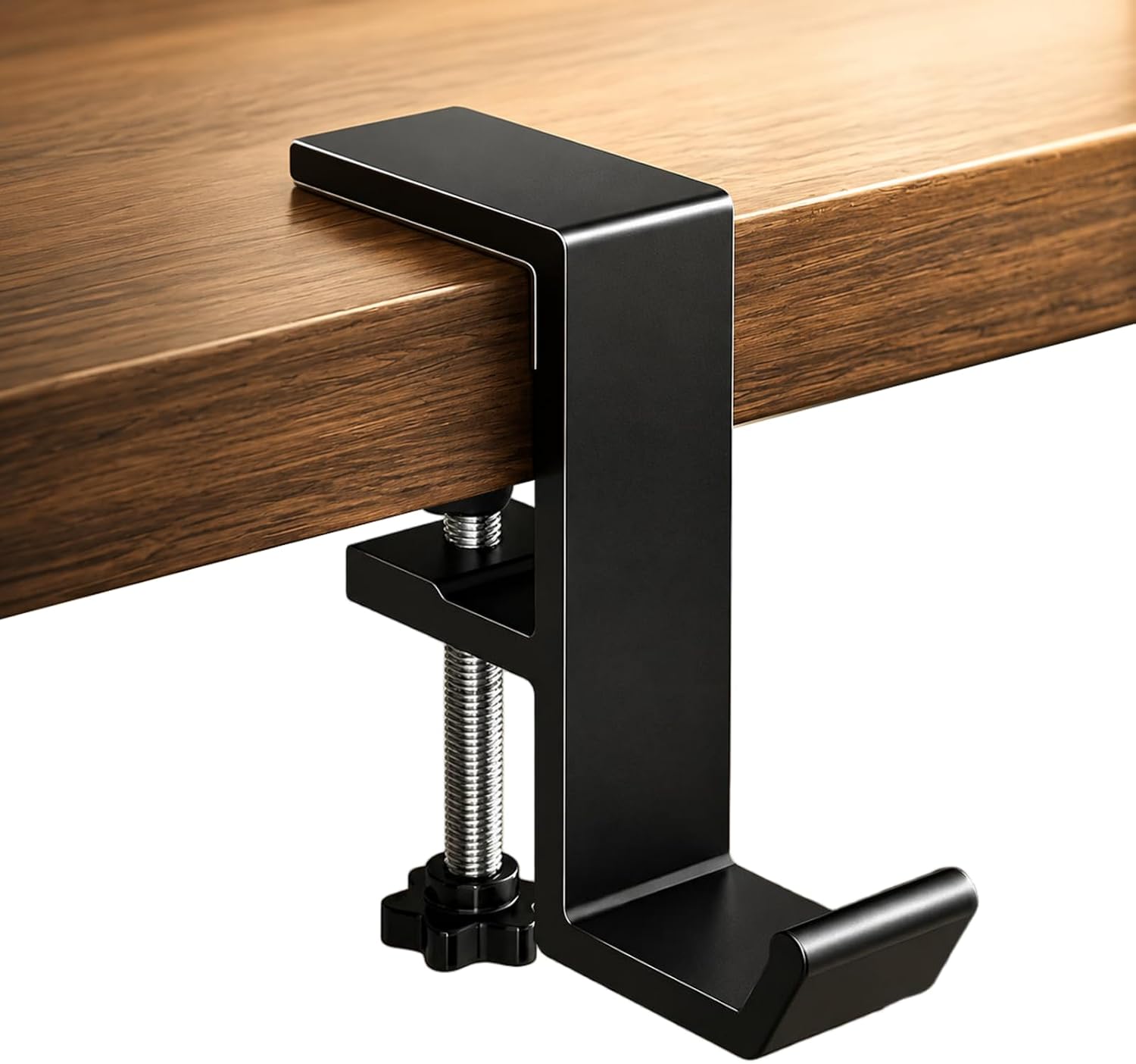Headphone Stand - Aluminum Alloy Headphone Holder, Under Headset Stand for Desk Fit for PC Gaming Headset Hanger Hook Suitable for Office, Computer, Student Class Desk, Handmade Creator Table (Grey) - Image 10