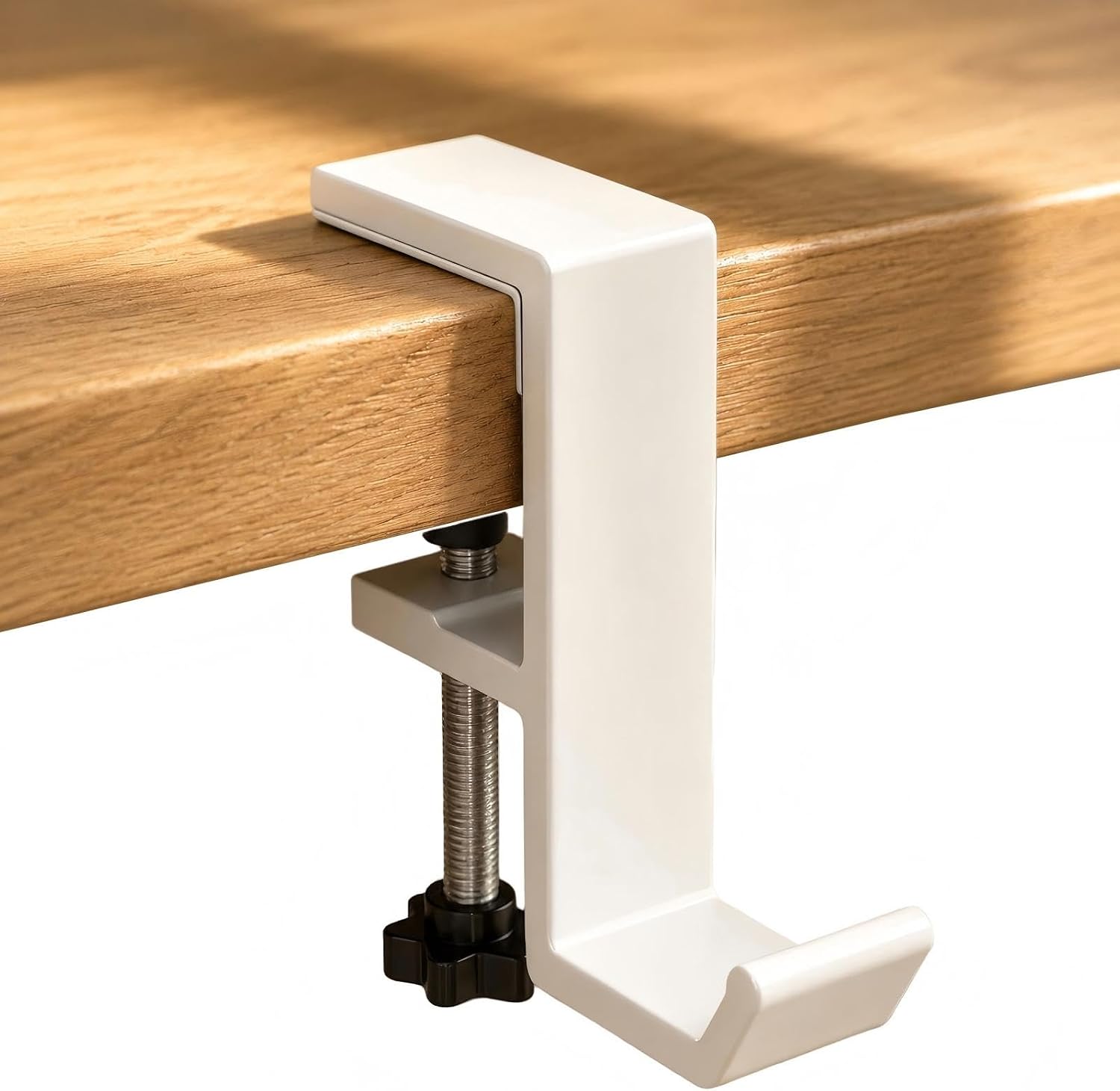 Headphone Stand - Aluminum Alloy Headphone Holder, Under Headset Stand for Desk Fit for PC Gaming Headset Hanger Hook Suitable for Office, Computer, Student Class Desk, Handmade Creator Table (Grey) - Image 11