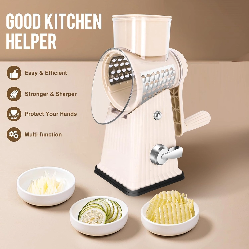 Manual Rotary Vegetable Slicer