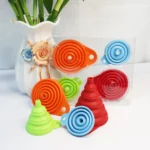 Collapsible Silicone Funnel Set
