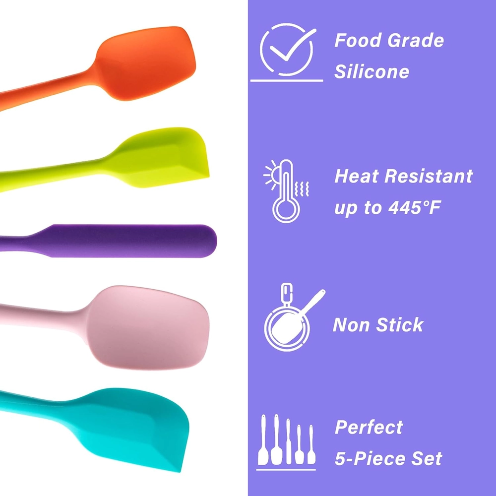 Colorful Silicone Spatula Set