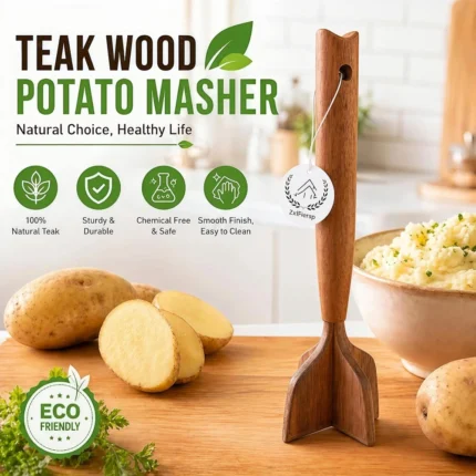 Teak Wood Potato Masher