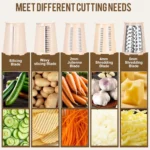 Manual Rotary Vegetable Slicer