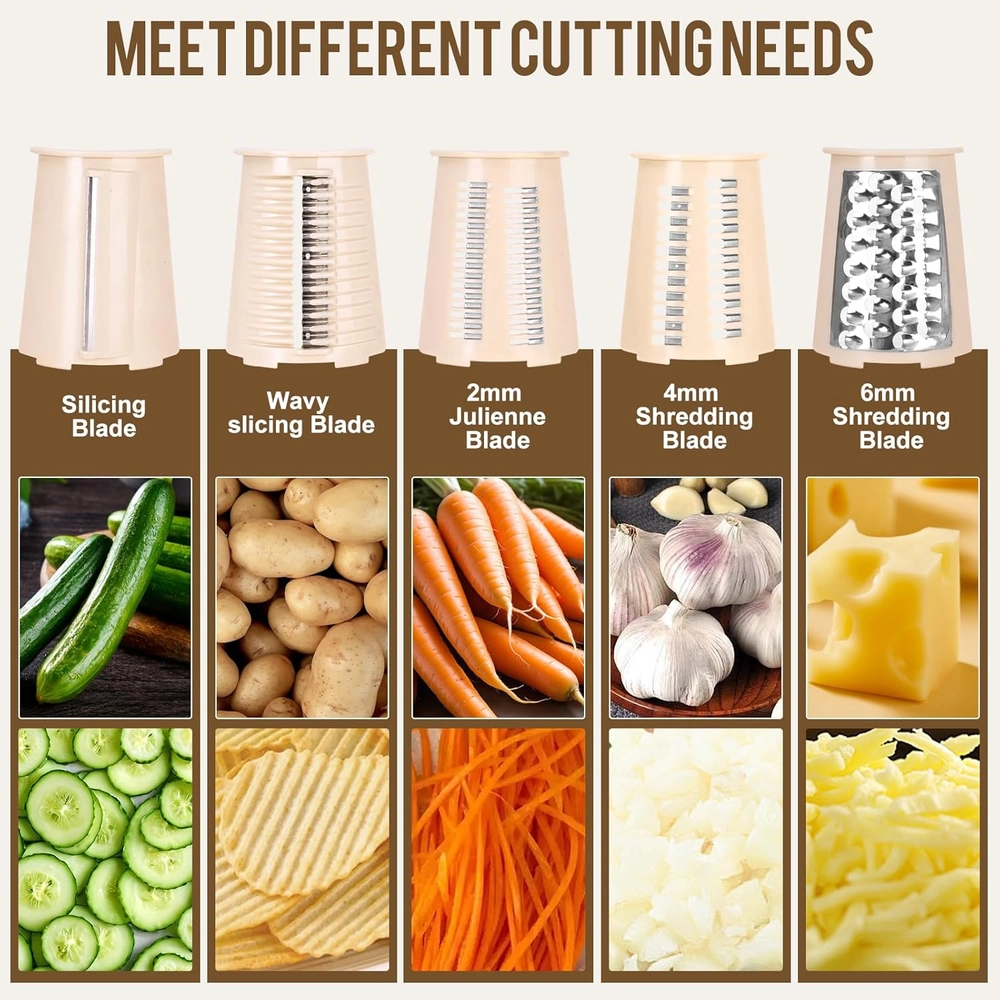 Manual Rotary Vegetable Slicer