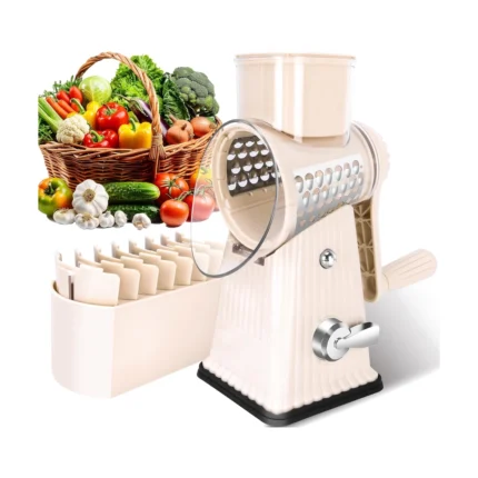 Manual Rotary Vegetable Slicer