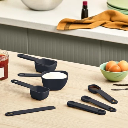 Elite Black Silicone Measuring Cups