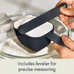 Elite Black Silicone Measuring Cups