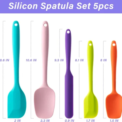 Colorful Silicone Spatula Set