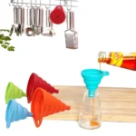 Collapsible Silicone Funnel Set
