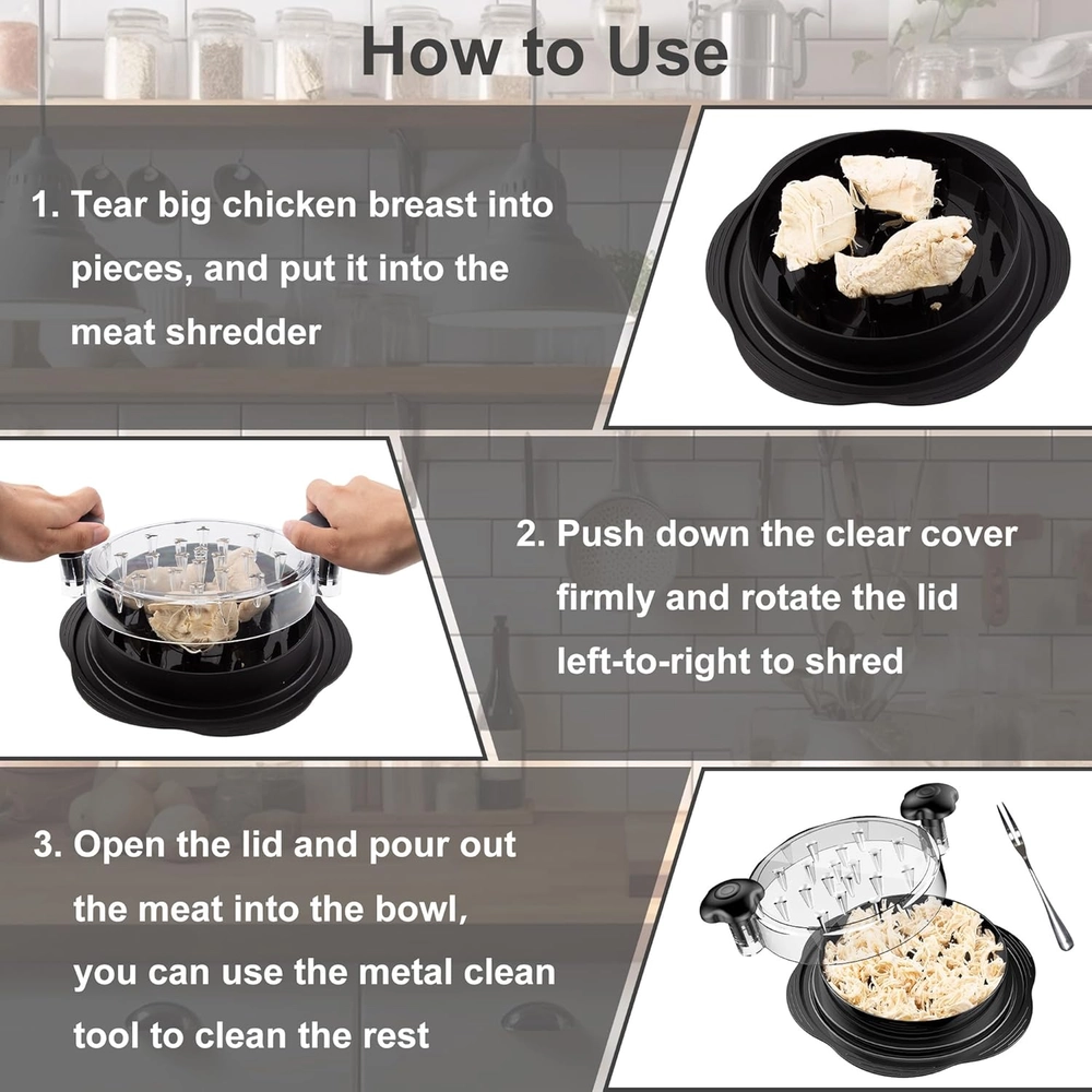 Manual Meat Shredder