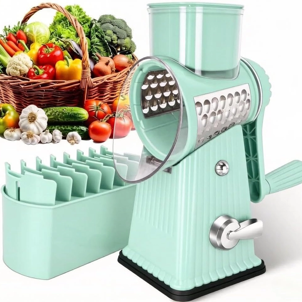 Manual Rotary Vegetable Slicer