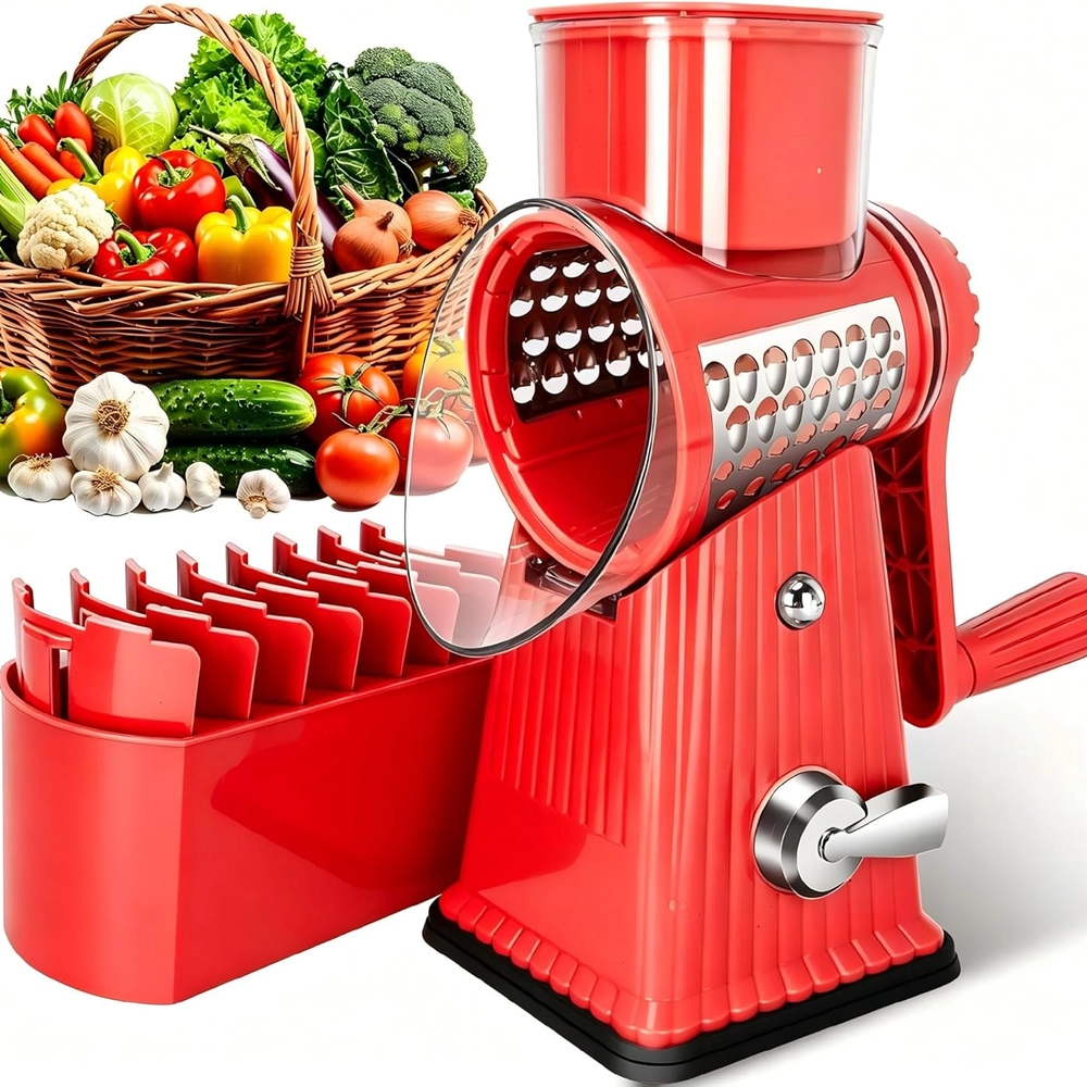 Manual Rotary Vegetable Slicer