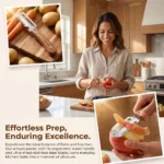 3-in-1 Wood Handle Vegetable Peeler