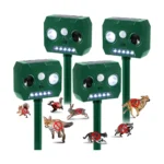 Solar Powered Ultrasonic Animal Repeller